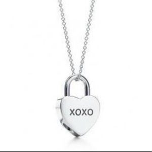 Tiffany&Co. XOXO Heart Lock Charm Pendant